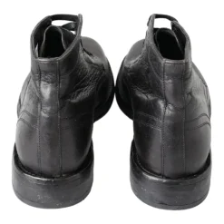 Luxe Zwarte Leren Veterschoenen