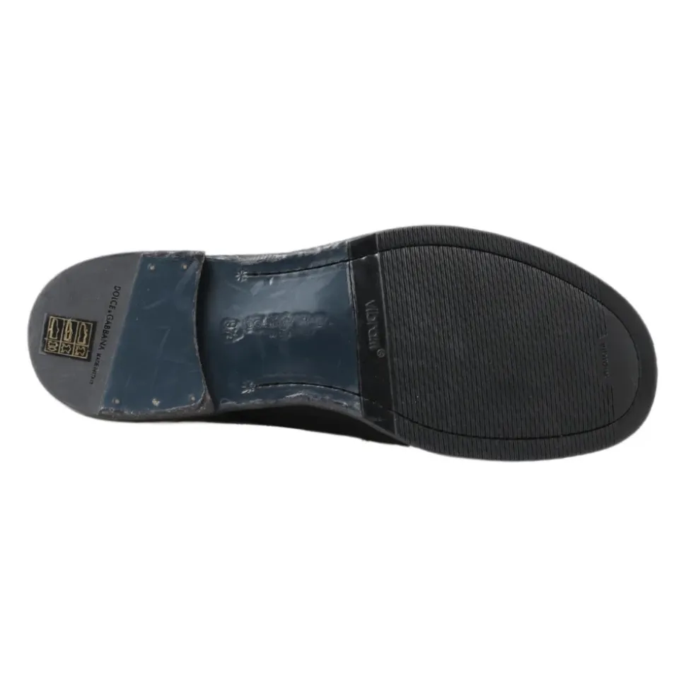 Luxe Zwarte Leren Veterschoenen