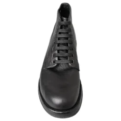 Luxe Zwarte Leren Veterschoenen