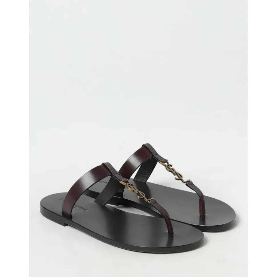 Luxe Leren Platte Sandalen