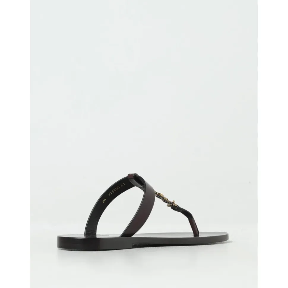 Luxe Leren Platte Sandalen