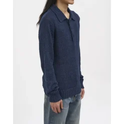 Maglia Polo in Lino e Cotone