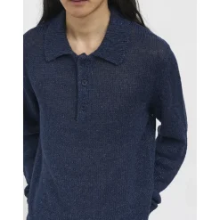 Maglia Polo in Lino e Cotone