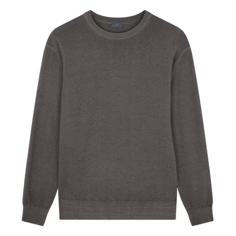 Maglia in lana tinto capo