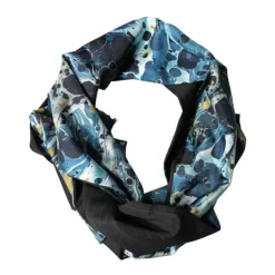 Marble Print Neck Wrap Foulard Sjaal