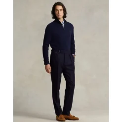 Merino Wol Half-Zip Trui