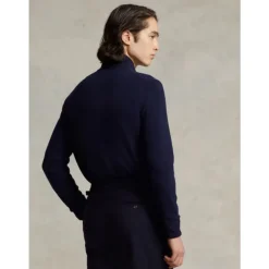 Merino Wol Half-Zip Trui