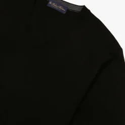 Merino wollen trui met V-hals
