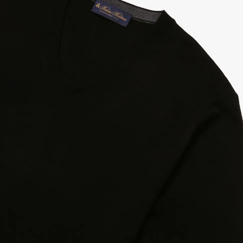 Merino wollen trui met V-hals