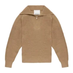 Merino Wol Zip-Up Sweater