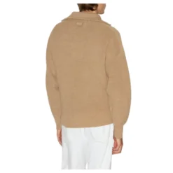 Merino Wol Zip-Up Sweater