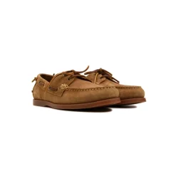 Merton leren bootschoen
