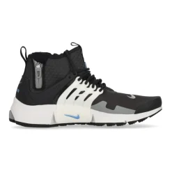 Mid Utility Hoge Stoffen Sneaker Antraciet/Blauw/Wit