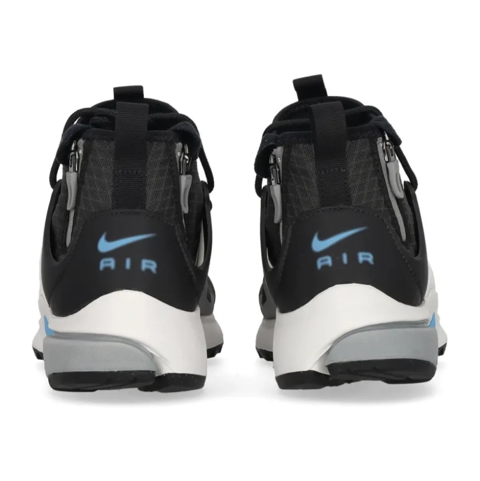 Mid Utility Hoge Stoffen Sneaker Antraciet/Blauw/Wit