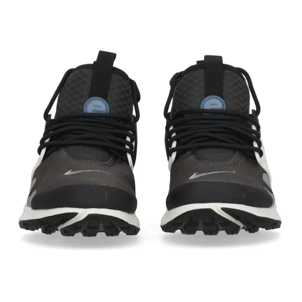 Mid Utility Hoge Stoffen Sneaker Antraciet/Blauw/Wit