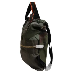 Military Green Patchwork Rugzak