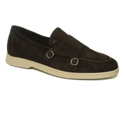 Mocassins met dubbele gesp