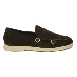 Mocassins met dubbele gesp