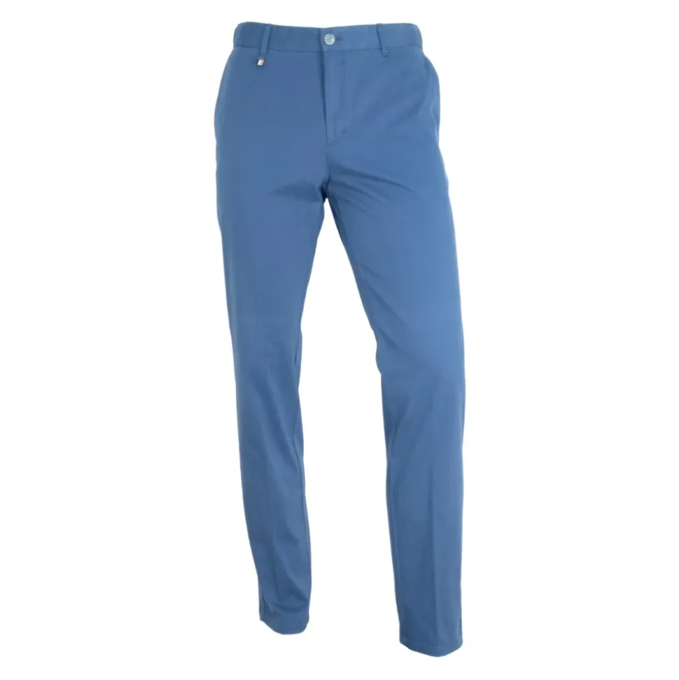 Moderne Chino Broek Lichtblauw