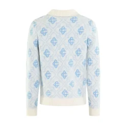 Mohair Monogram Zip Jumper