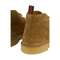Monogram Suède Veterschoenen