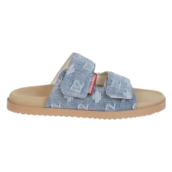 Monogram Platte Sandalen