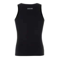 Moon Logo Ribbed Jersey Tank Top