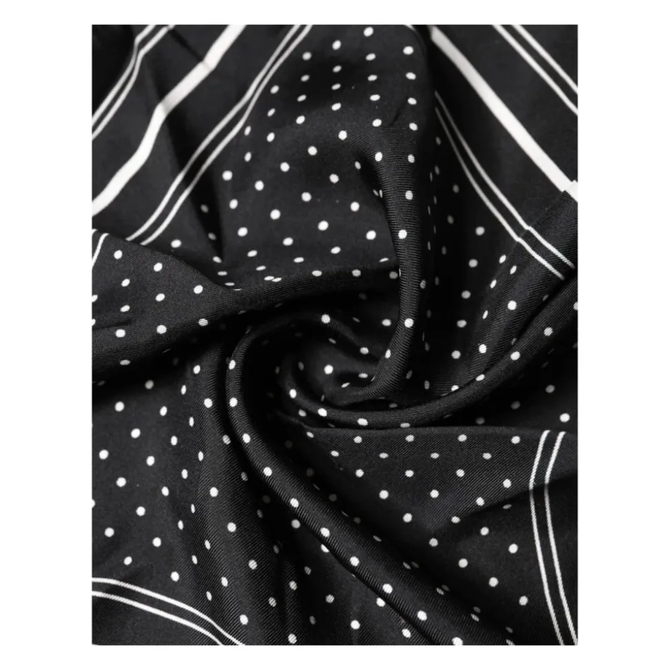 MS7711-P Polka Dot Vierkante Zakdoek