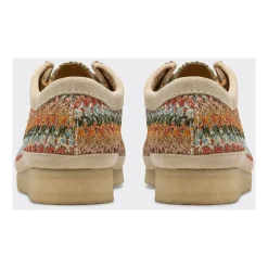 Multicolor Raffia Wallabee Sneakers