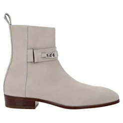 Nabuk Boots Low Flat