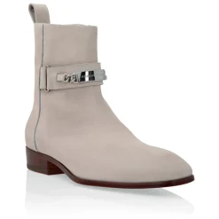 Nabuk Boots Low Flat
