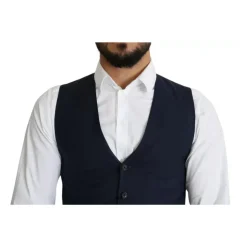 Navy Blue Formeel Vest