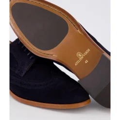 Navy Broque Winston Herenschoenen