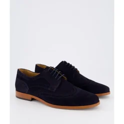 Navy Broque Winston Herenschoenen