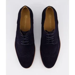 Navy Broque Winston Herenschoenen