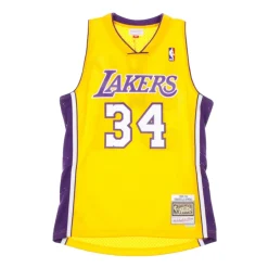 NBA Swingman Jersey No. 34 Shaquille O'Neal 1999-00 Los Angeles Lakers Home