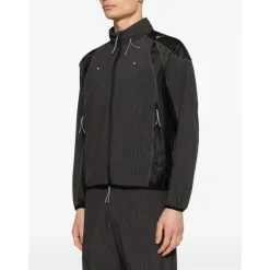Numb Pinstriped Hood Jacket