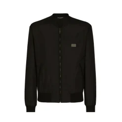 Nylon jas met merklabel