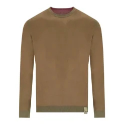 Omkeerbare Crewneck Trui Roze Bruin