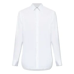 Overhemd van stretchstof met boordverstevigers