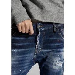 Painted Distressed Jennifer Jeans