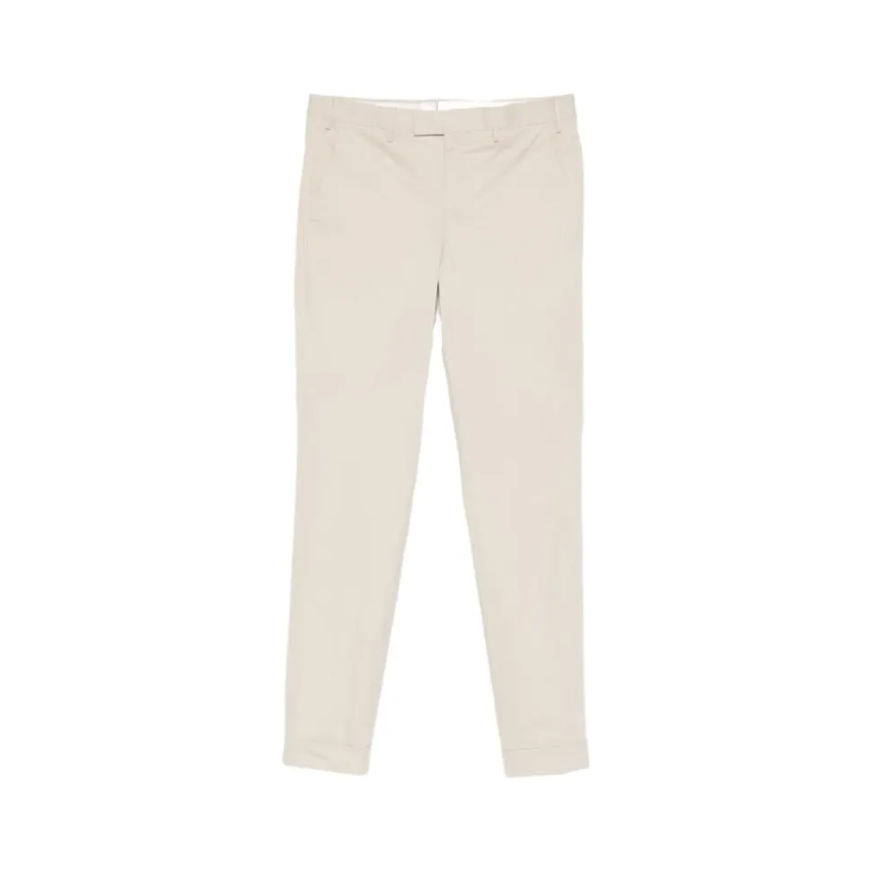 Pantalone dritto con cinturino passa cintura