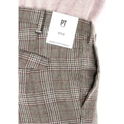 Pantalone in lana principe di galles super 100's Master fit