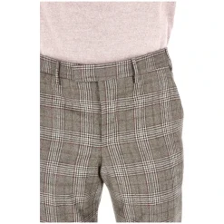 Pantalone in lana principe di galles super 100's Master fit