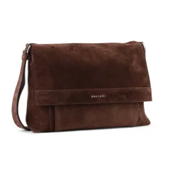 Peach Flap Logo Shoulder Bag