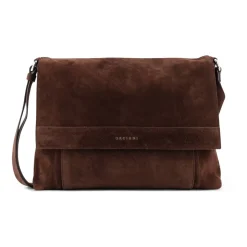 Peach Flap Logo Shoulder Bag