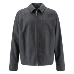 Pinstripe Zip Jacket