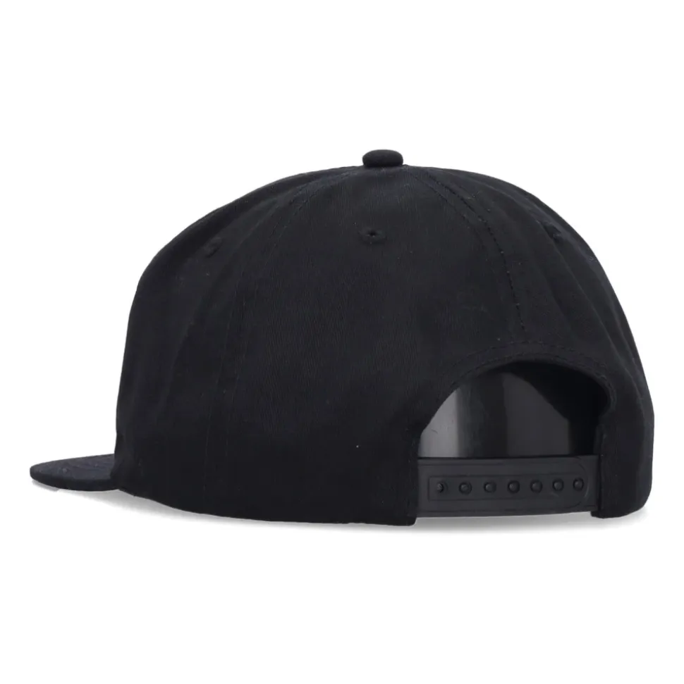 Platte Klep Baksteenpet Zwart/Wit