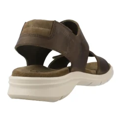Platte sandalen met plakband