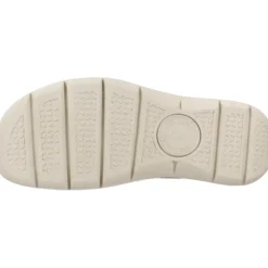 Platte sandalen met plakband